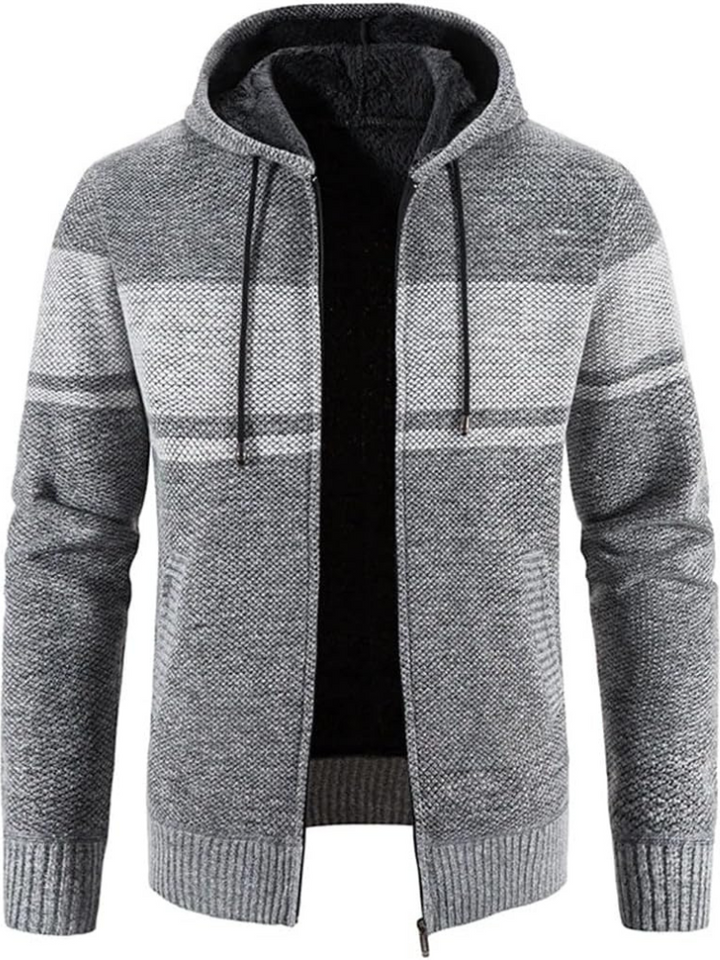 Joseph | Men’s Winter Hooded Zip-Up Casual Cardigan