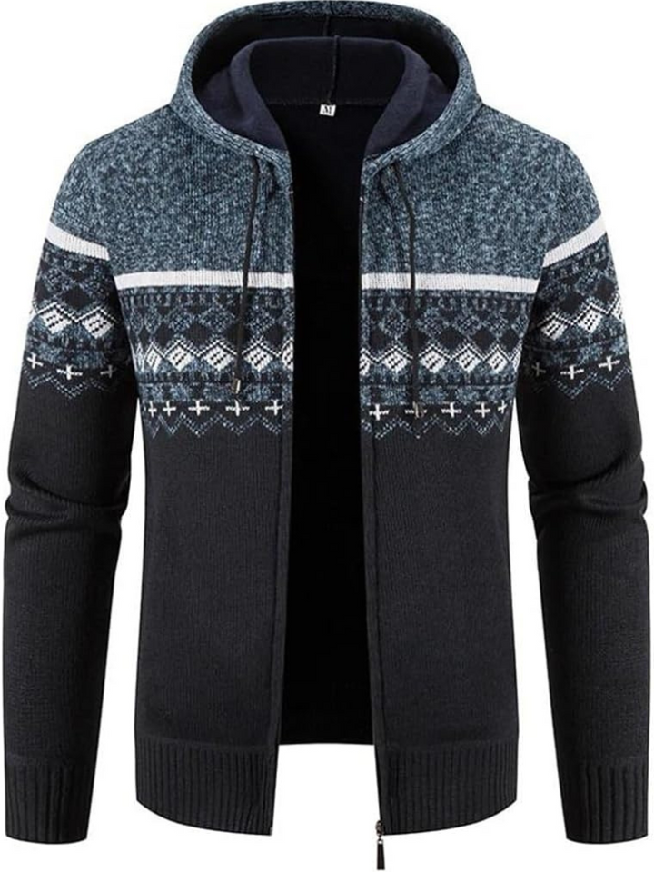 Joseph | Men’s Winter Hooded Zip-Up Casual Cardigan