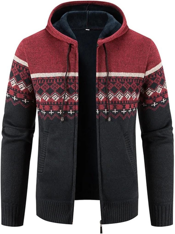 Joseph | Men’s Winter Hooded Zip-Up Casual Cardigan