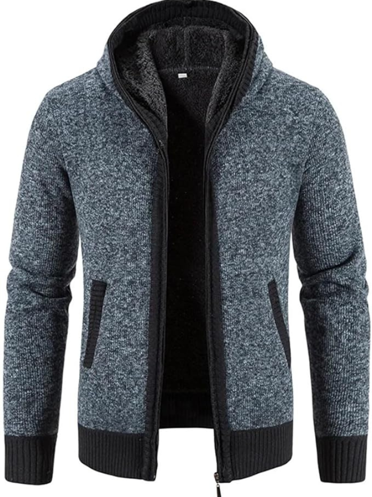 Joseph | Men’s Winter Hooded Zip-Up Casual Cardigan