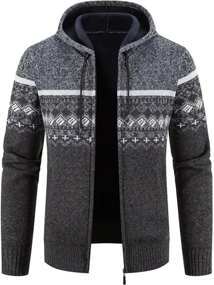 Joseph | Men’s Winter Hooded Zip-Up Casual Cardigan