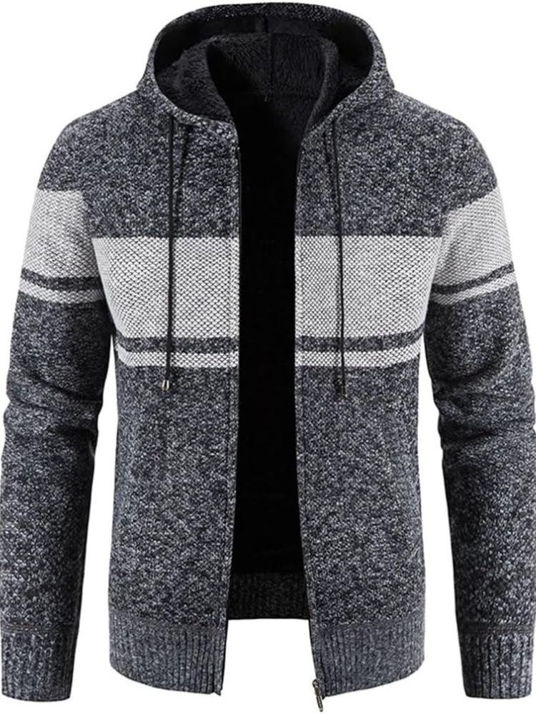 Joseph | Men’s Winter Hooded Zip-Up Casual Cardigan