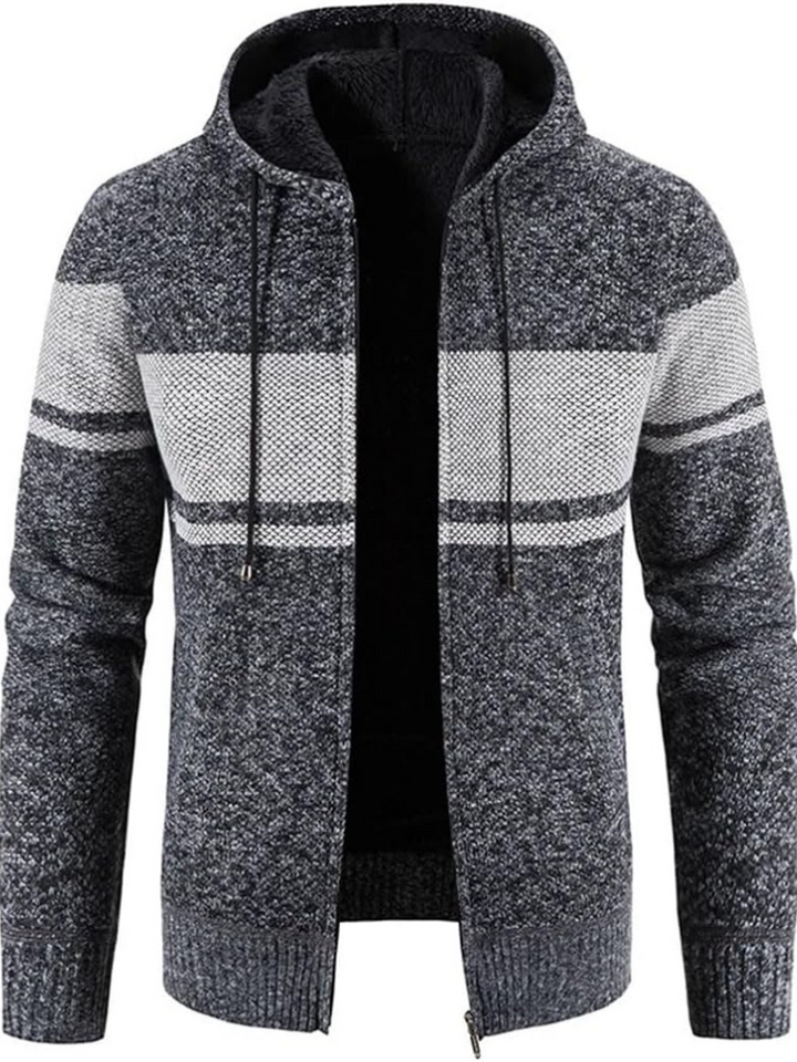 Joseph | Men’s Winter Hooded Zip-Up Casual Cardigan