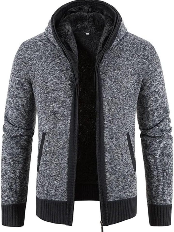 Joseph | Men’s Winter Hooded Zip-Up Casual Cardigan