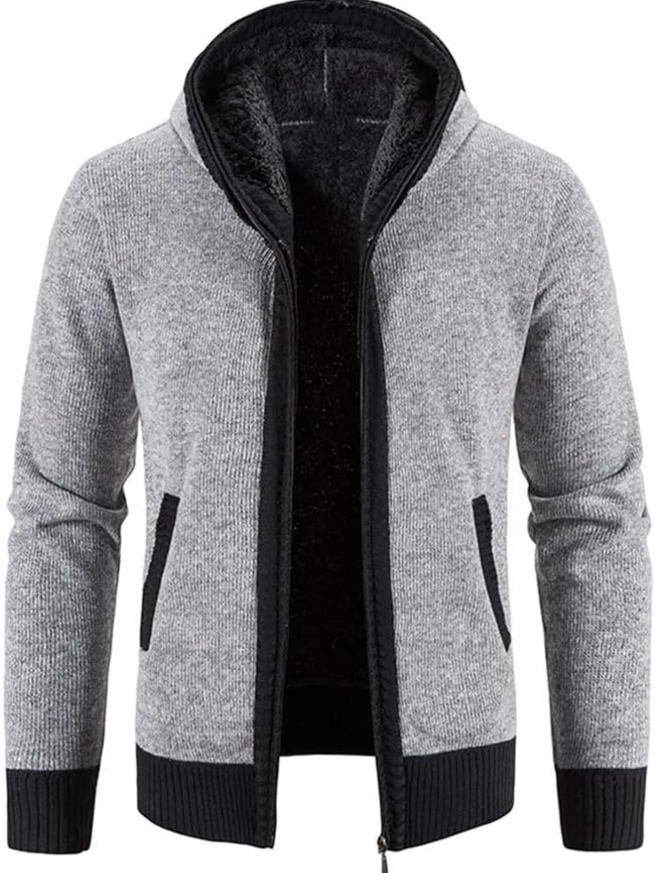 Joseph | Men’s Winter Hooded Zip-Up Casual Cardigan