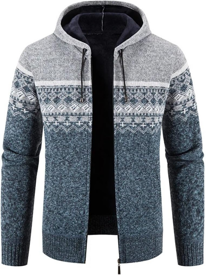 Joseph | Men’s Winter Hooded Zip-Up Casual Cardigan