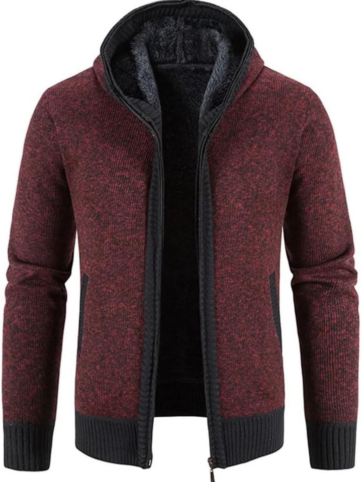 Joseph | Men’s Winter Hooded Zip-Up Casual Cardigan