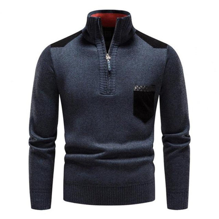 Alexander | Fashionable Zip Sweater for Men with Pocket