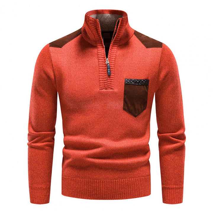 Alexander | Fashionable Zip Sweater for Men with Pocket