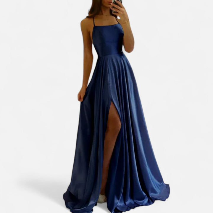 Ivy | Women’s Elegant Slit Evening Gown Maxi Dress