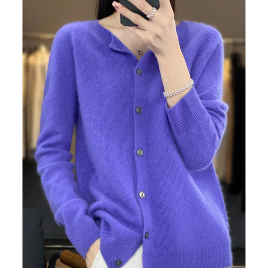 Bianca | Women’s Winter Wool Cardigan with Buttons