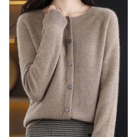 Bianca | Women’s Winter Wool Cardigan with Buttons