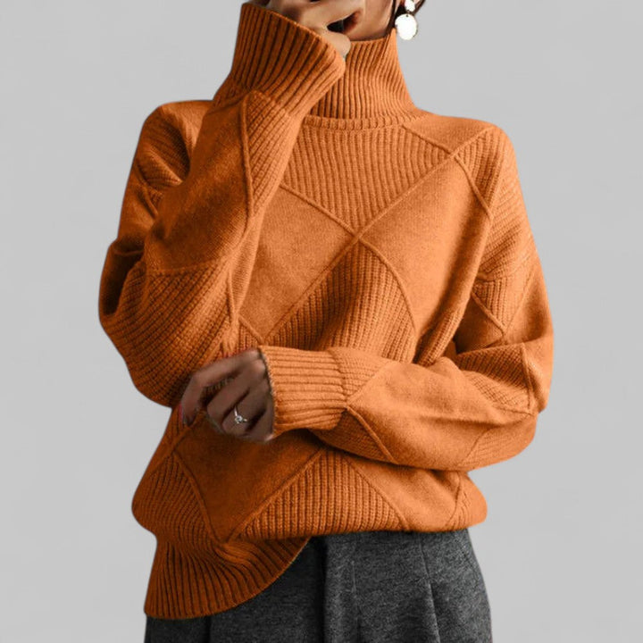 Samantha | Women’s Winter Oversized Casual Turtleneck Sweater