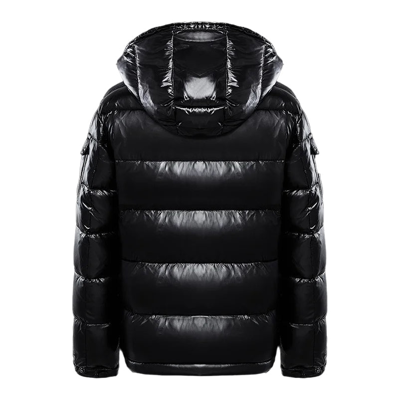 Kieran | Men’s Stylish Shiny Hooded Puffer Jacket