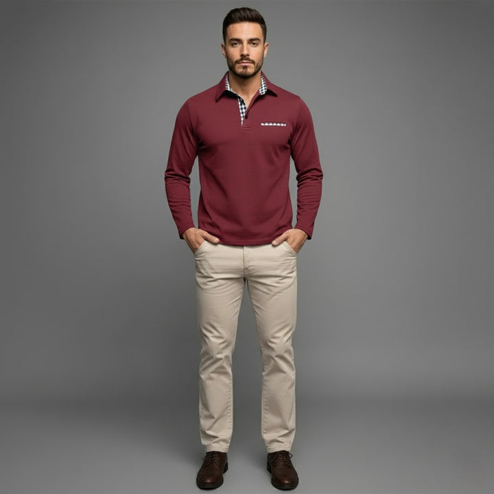 Scott | Men’s Winter Long-Sleeve Polo Shirt