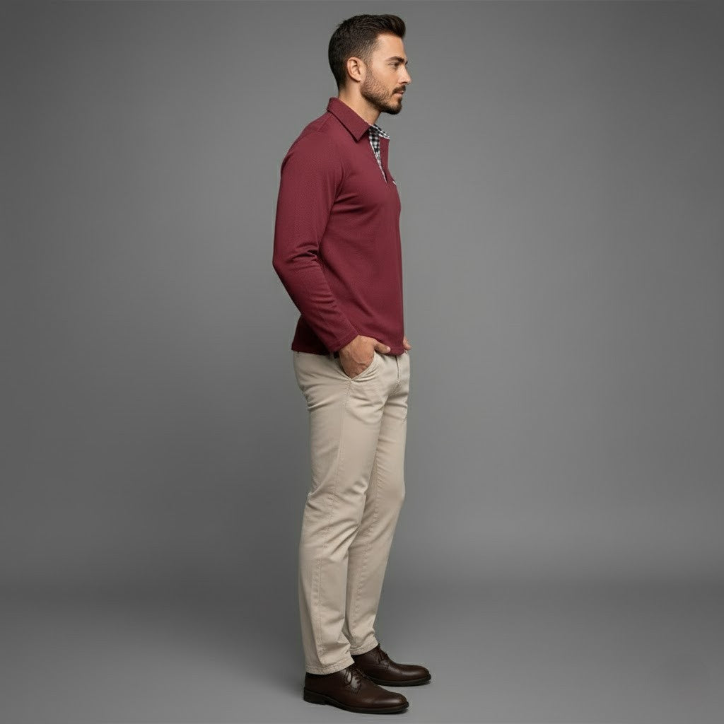 Scott | Men’s Winter Long-Sleeve Polo Shirt