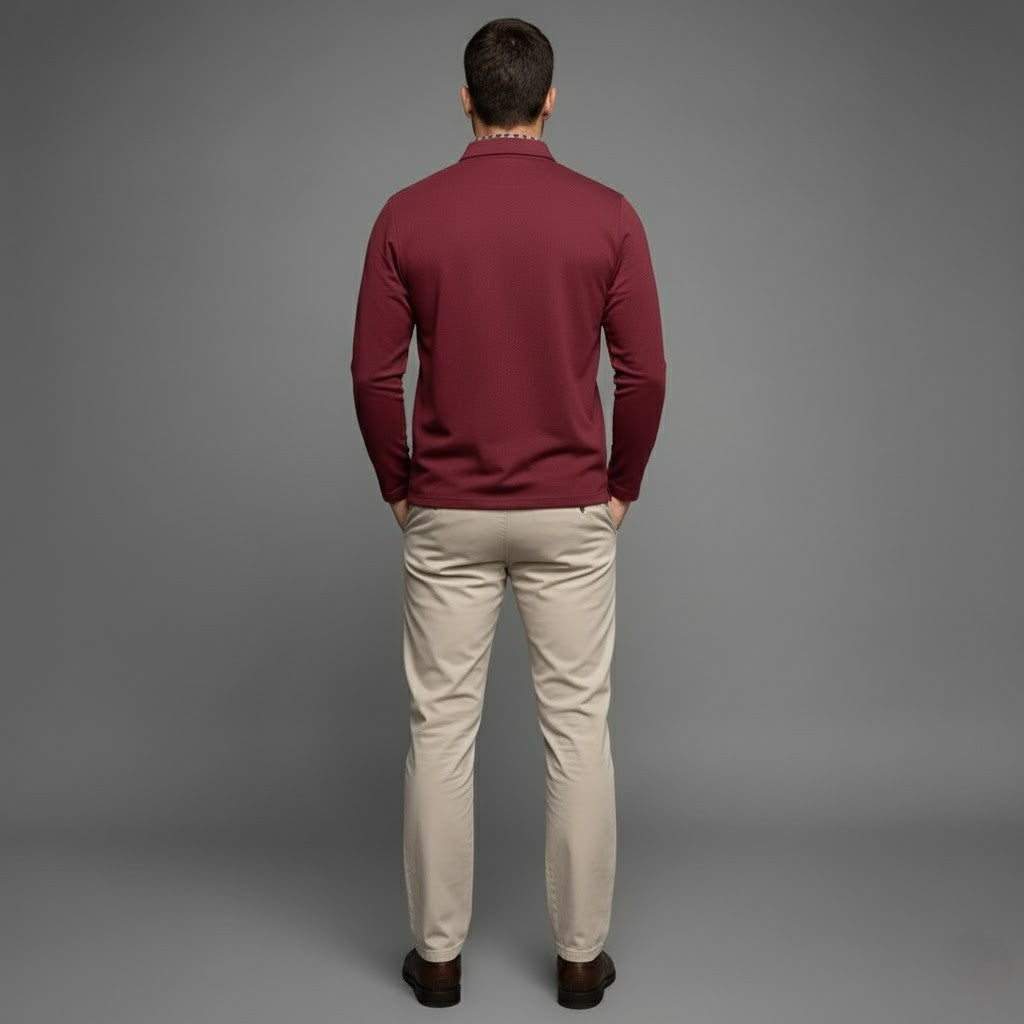 Scott | Men’s Winter Long-Sleeve Polo Shirt