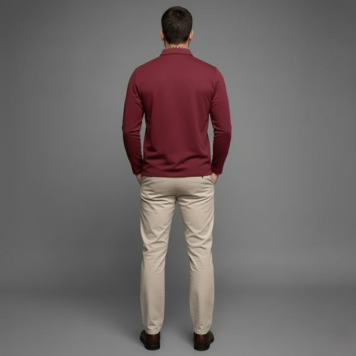 Scott | Men’s Winter Long-Sleeve Polo Shirt