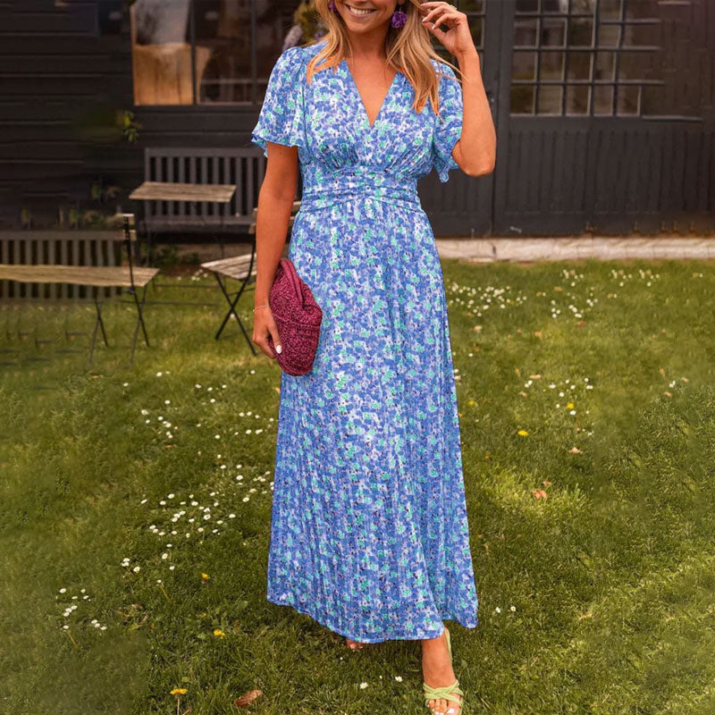 Lilibet | Elegant V-Neck Dress