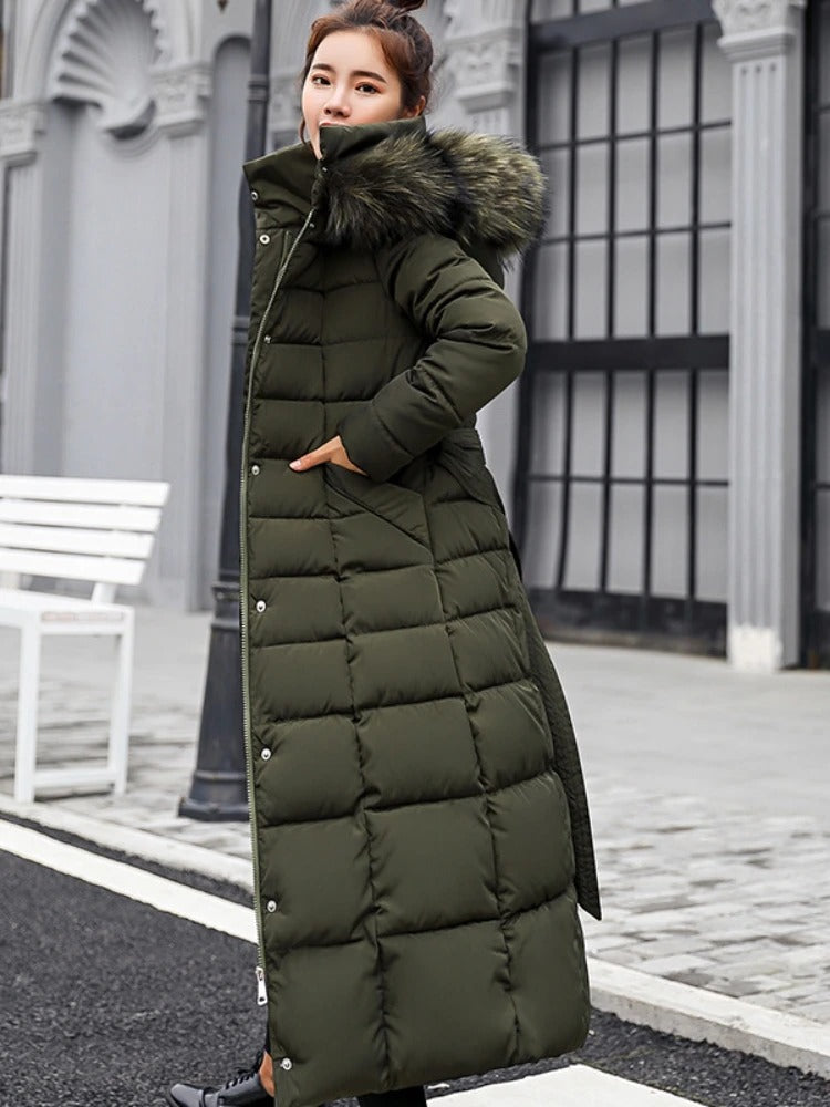 Georgia | Women’s Warm Puffer-Style Long Winter Coat