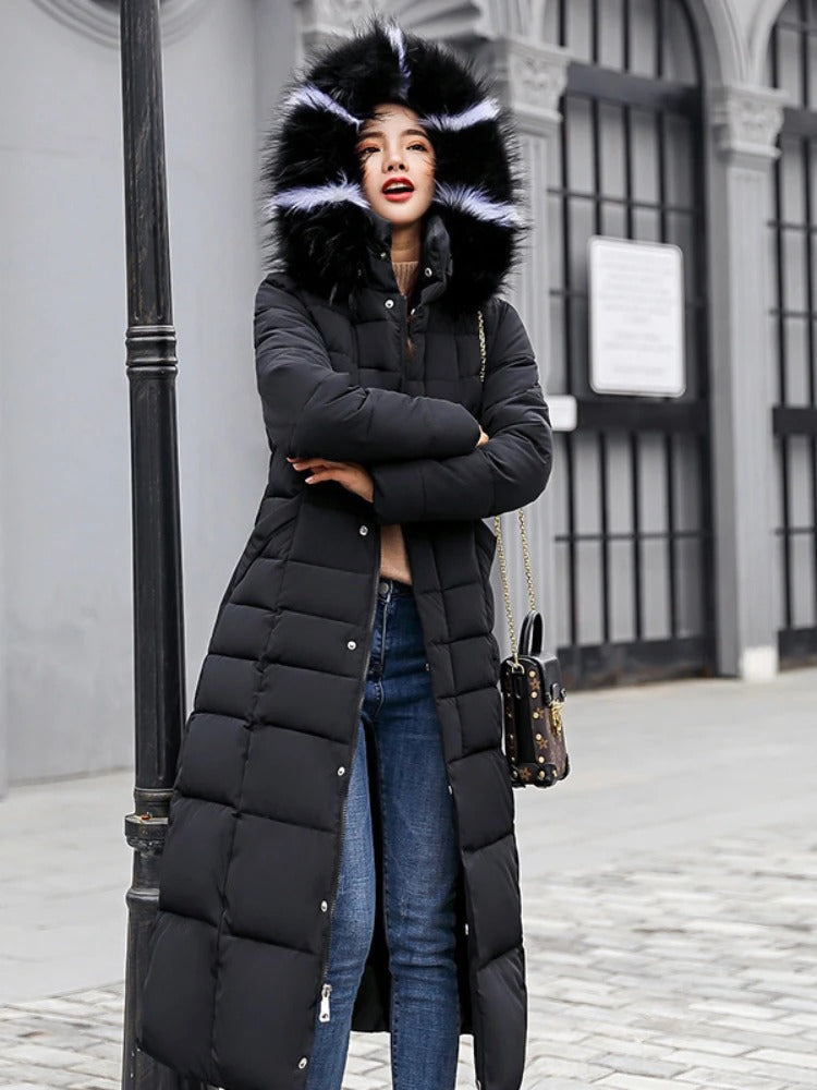 Georgia | Women’s Warm Puffer-Style Long Winter Coat