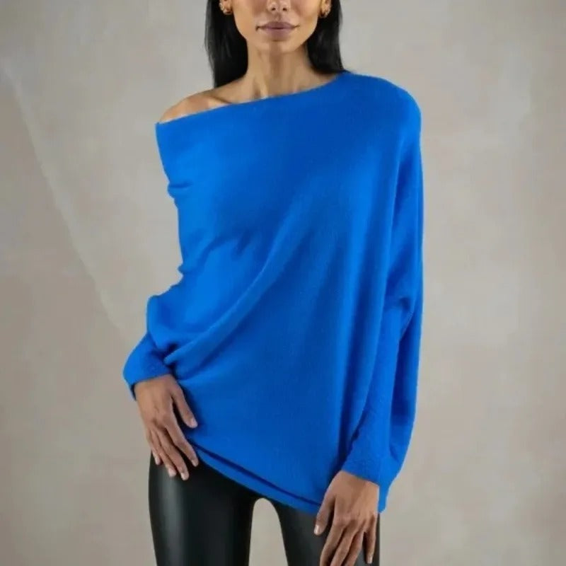 Bella | Women’s Winter Off-Shoulder Loose Sweater