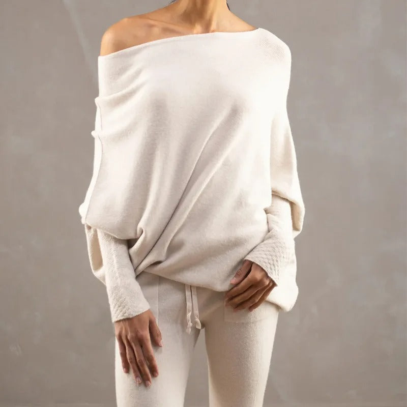Bella | Women’s Winter Off-Shoulder Loose Sweater