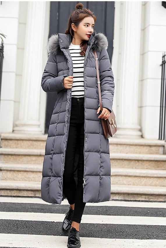 Georgia | Women’s Warm Puffer-Style Long Winter Coat
