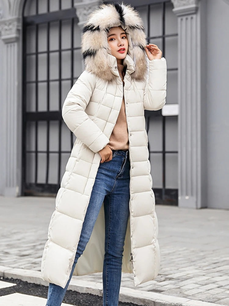 Georgia | Women’s Warm Puffer-Style Long Winter Coat