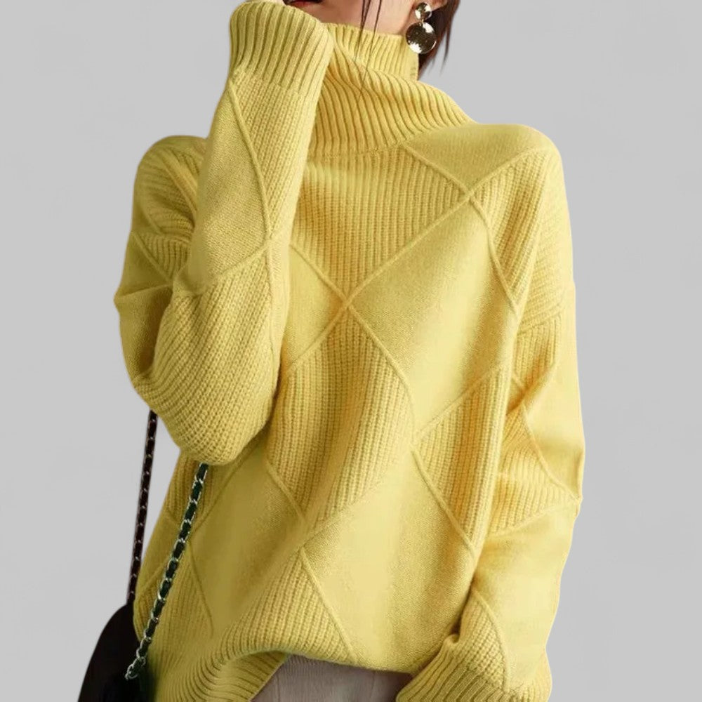Samantha | Women’s Winter Oversized Casual Turtleneck Sweater